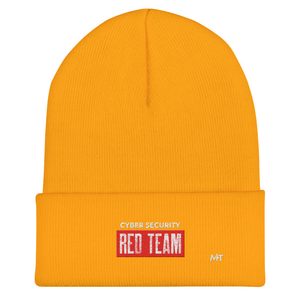 Cyber Security Red Team V1 - Cuffed Beanie by DarkByteGear
