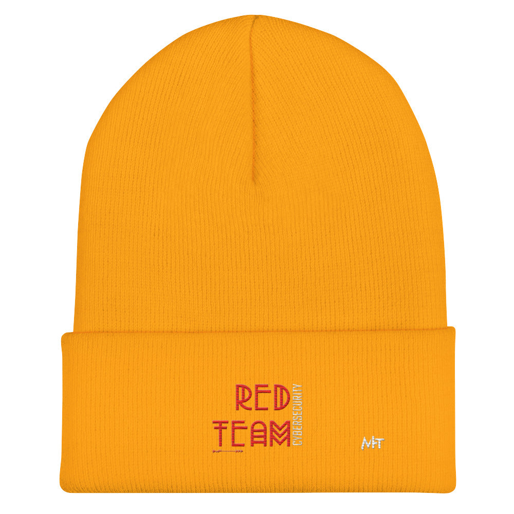 Cyber Security Red Team V5 - Cuffed Beanie by DarkByteGear