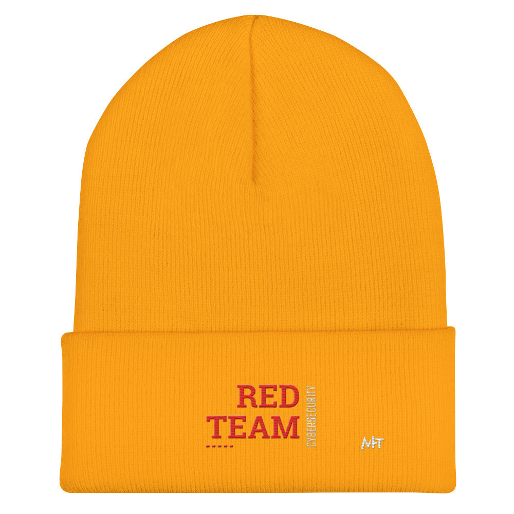 Cyber Security Red Team V12 - Cuffed Beanie by DarkByteGear