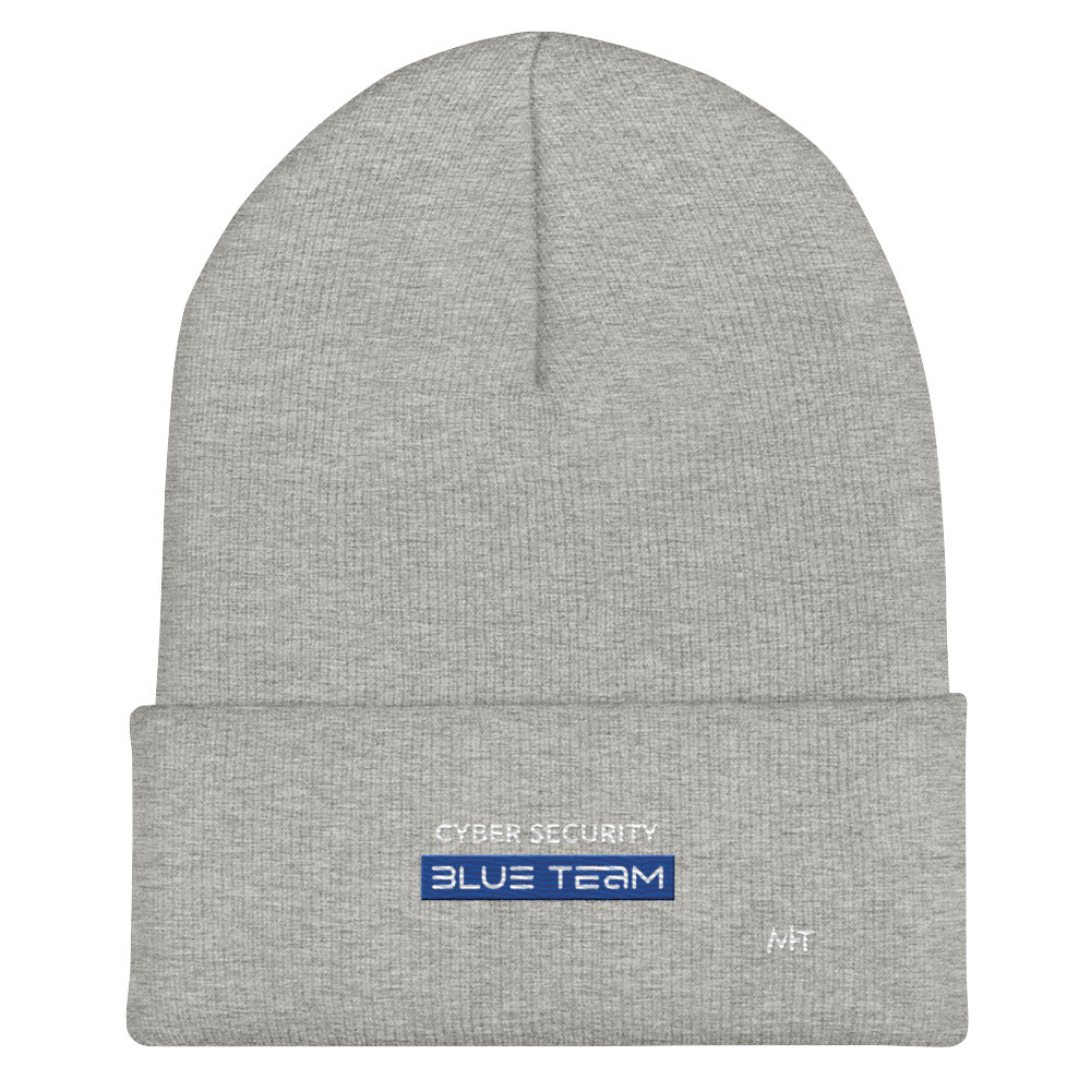 Cyber Security Blue Team V8 - Cuffed Beanie by DarkByteGear