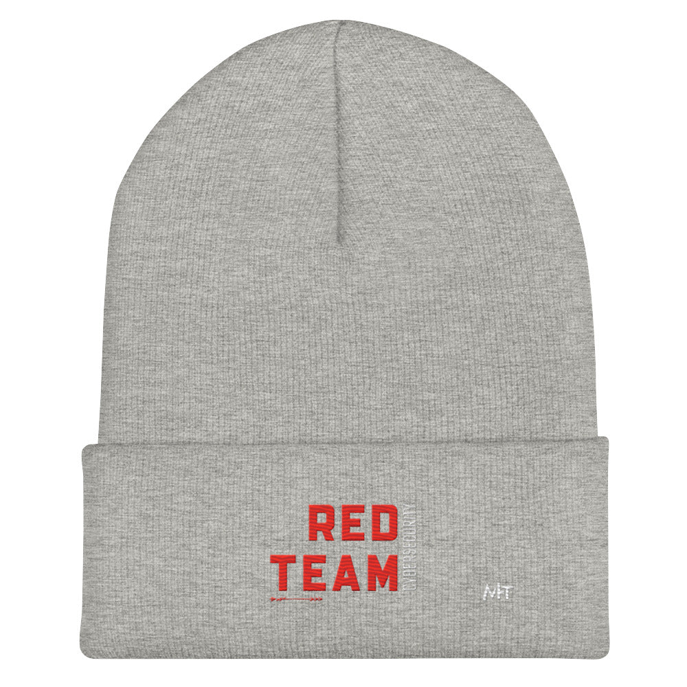 Cyber Security Red Team V8 - Cuffed Beanie by DarkByteGear