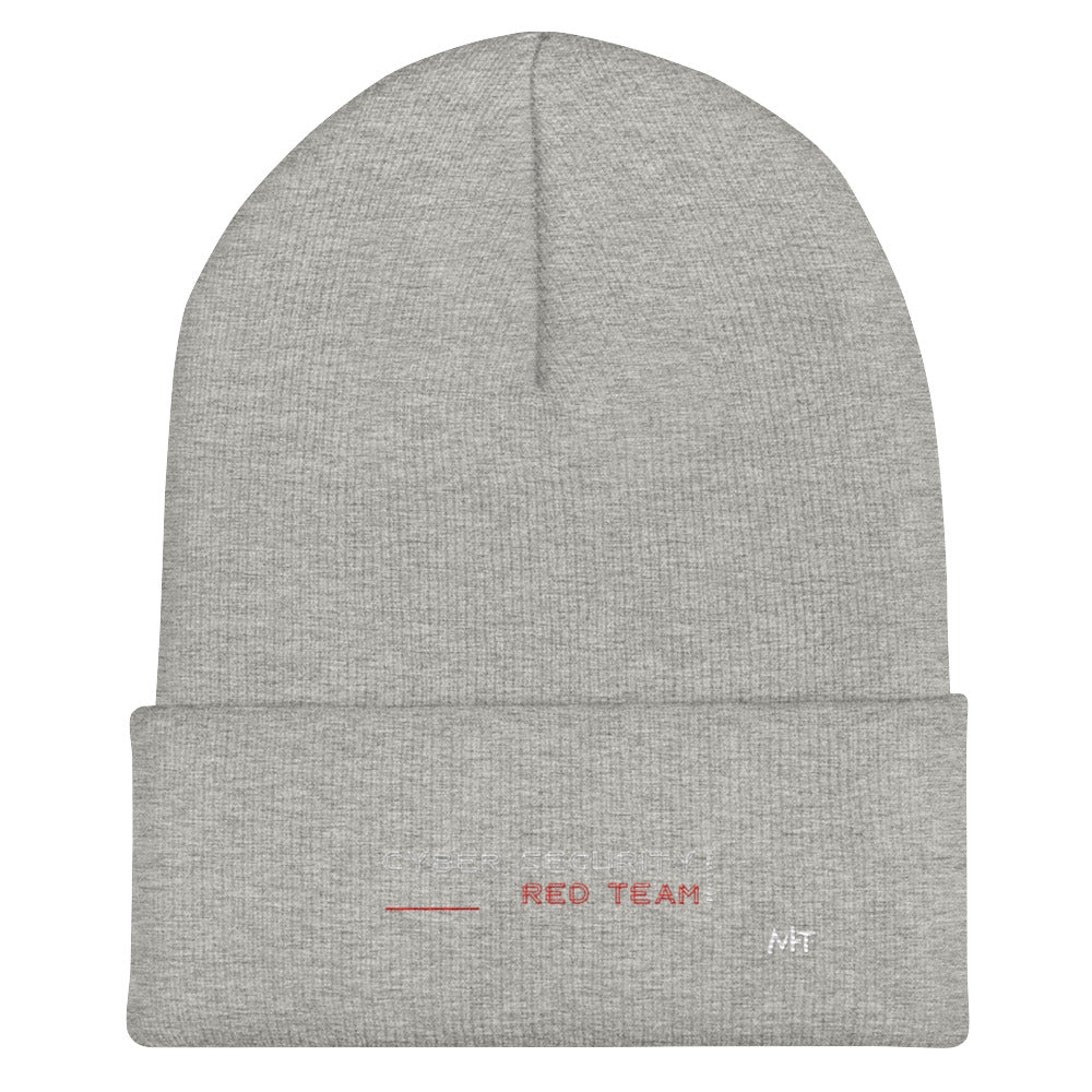 Cyber Security Red Team V2 - Cuffed Beanie by DarkByteGear