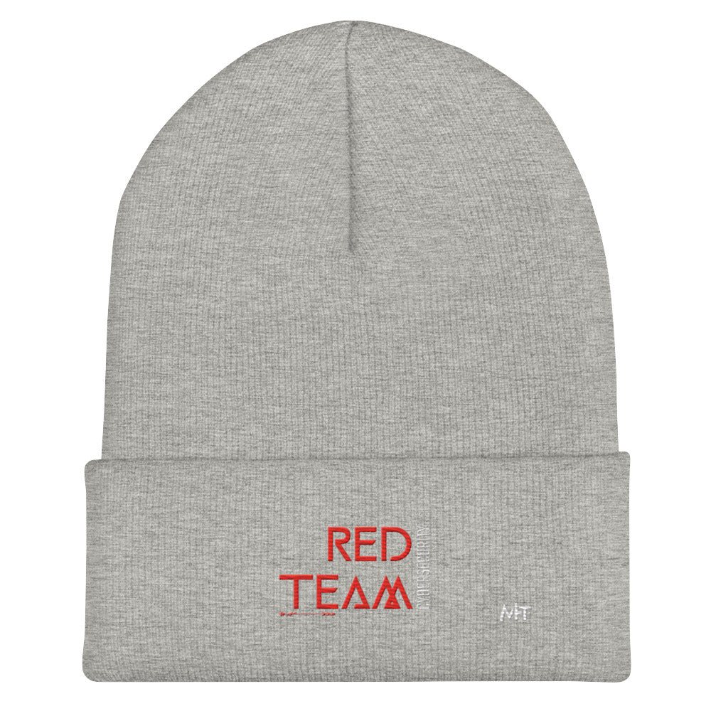 Cyber Security Red Team V4 - Cuffed Beanie by DarkByteGear