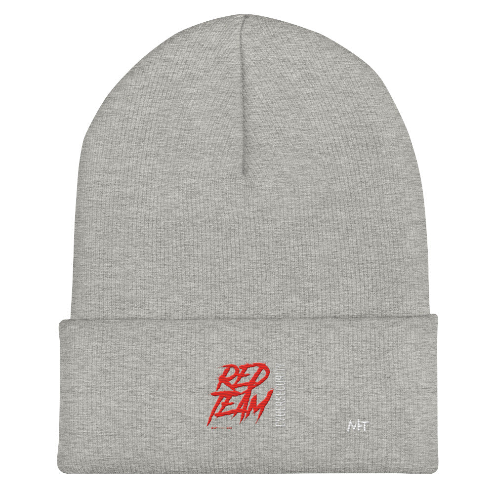 Cyber Security Red Team V6 - Cuffed Beanie by DarkByteGear