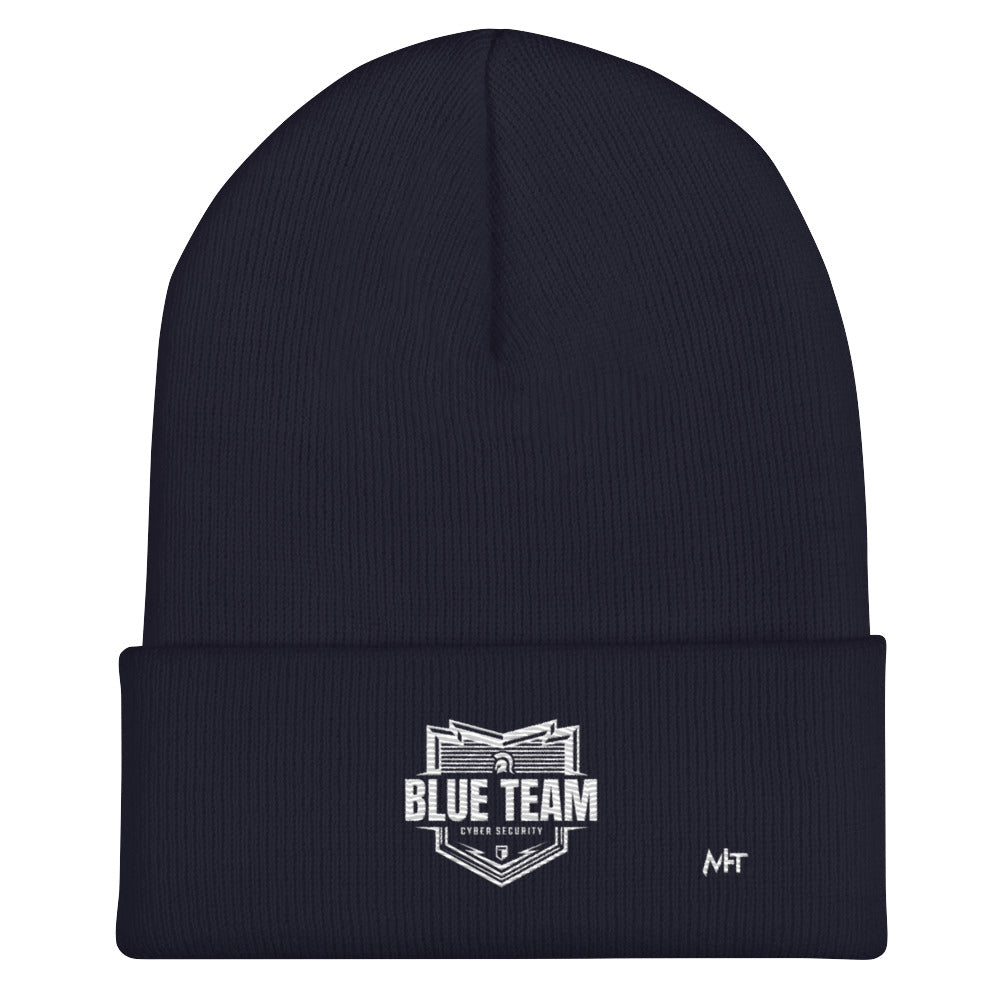 Cyber Security Blue Team V1 - Cuffed Beanie by DarkByteGear