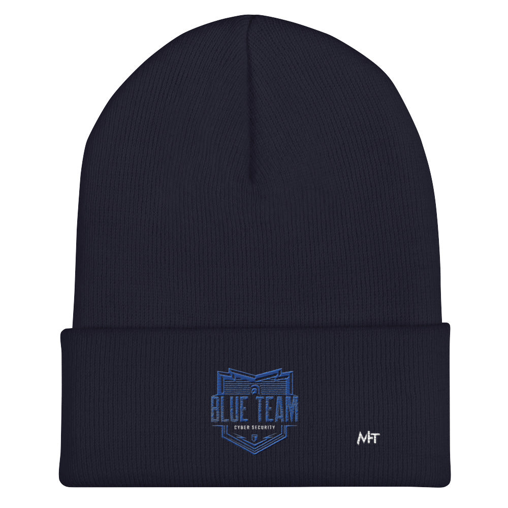 Cyber Security Blue Team V13 - Cuffed Beanie by DarkByteGear