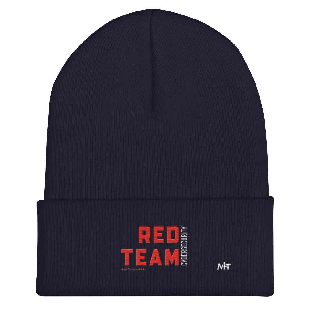 Cyber Security Red Team V8 - Cuffed Beanie by DarkByteGear