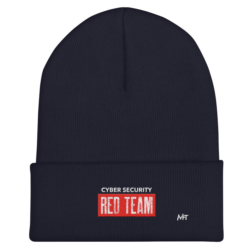 Cyber Security Red Team V1 - Cuffed Beanie by DarkByteGear