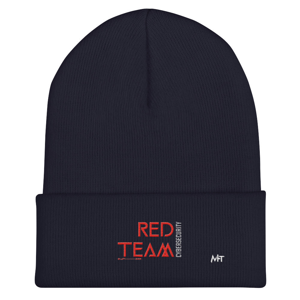 Cyber Security Red Team V4 - Cuffed Beanie by DarkByteGear