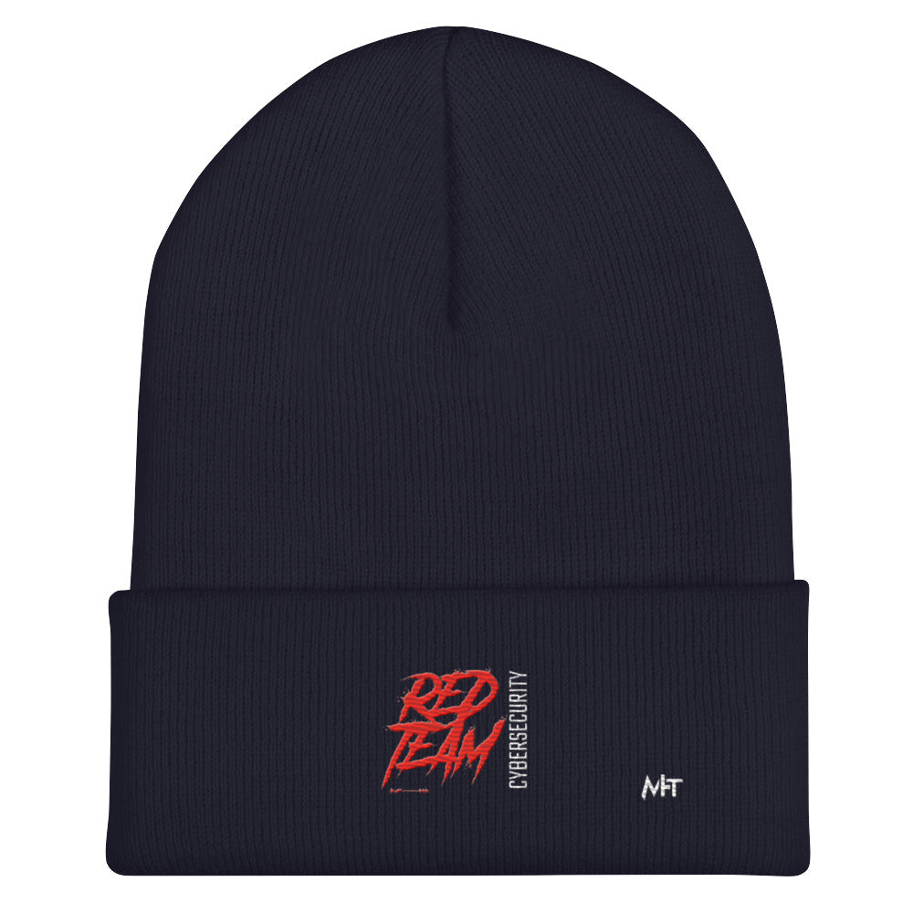 Cyber Security Red Team V6 - Cuffed Beanie by DarkByteGear
