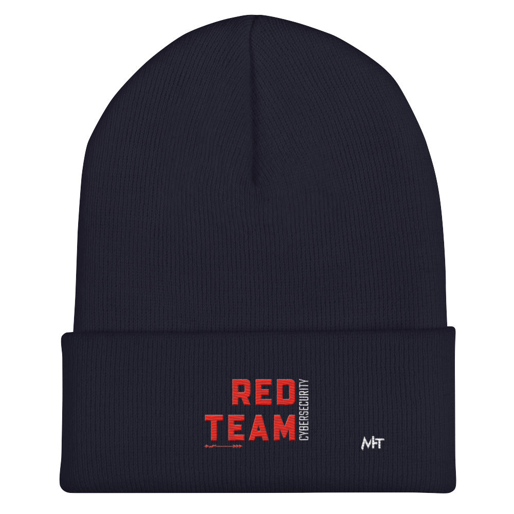 Cyber Security Red Team V7 - Cuffed Beanie by DarkByteGear