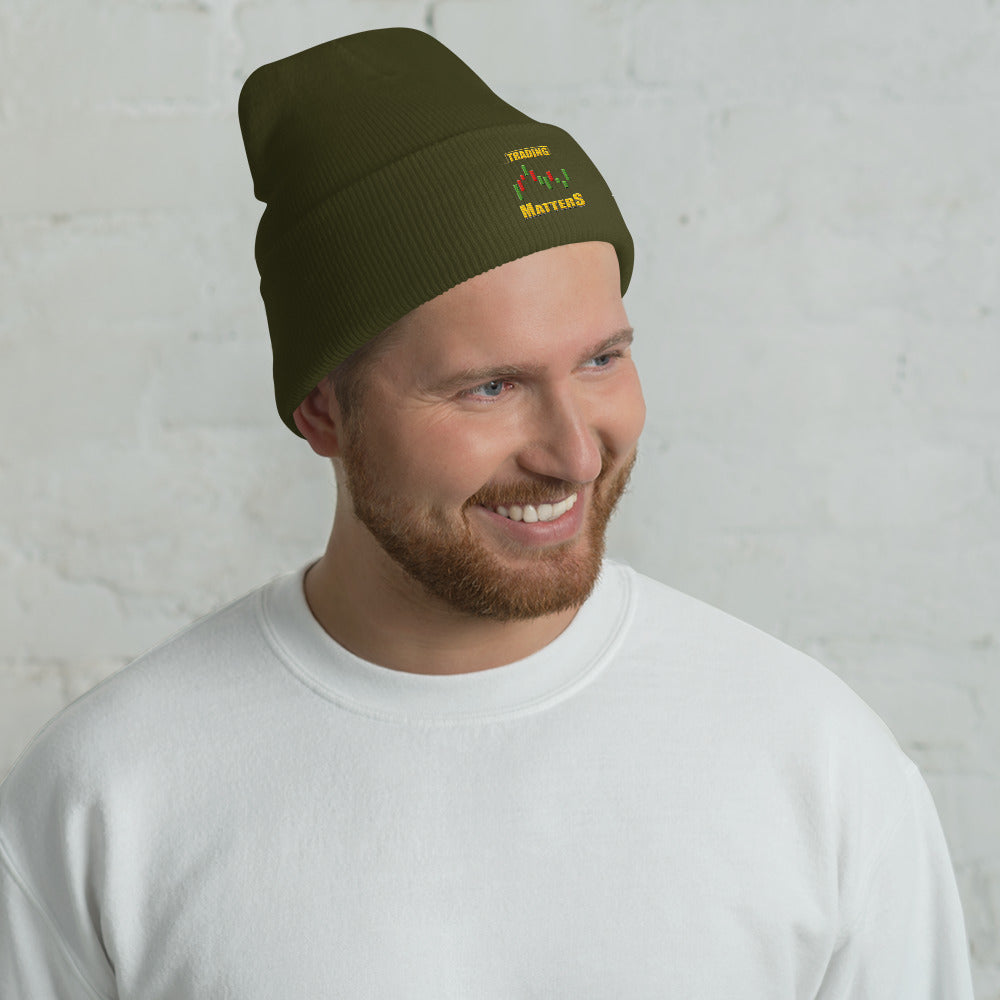 Trading; It's all that Matters V1 - Cuffed Beanie by DarkByteGear
