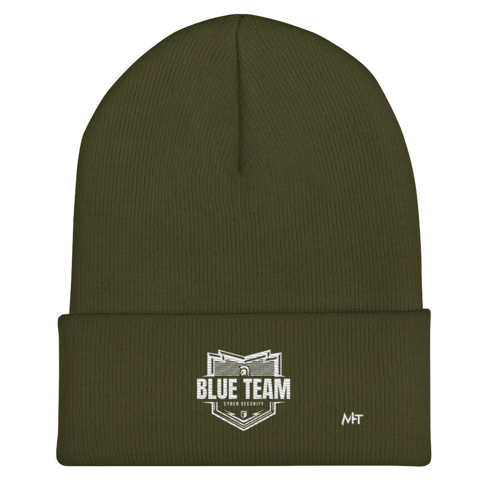 Cyber Security Blue Team V1 - Cuffed Beanie by DarkByteGear