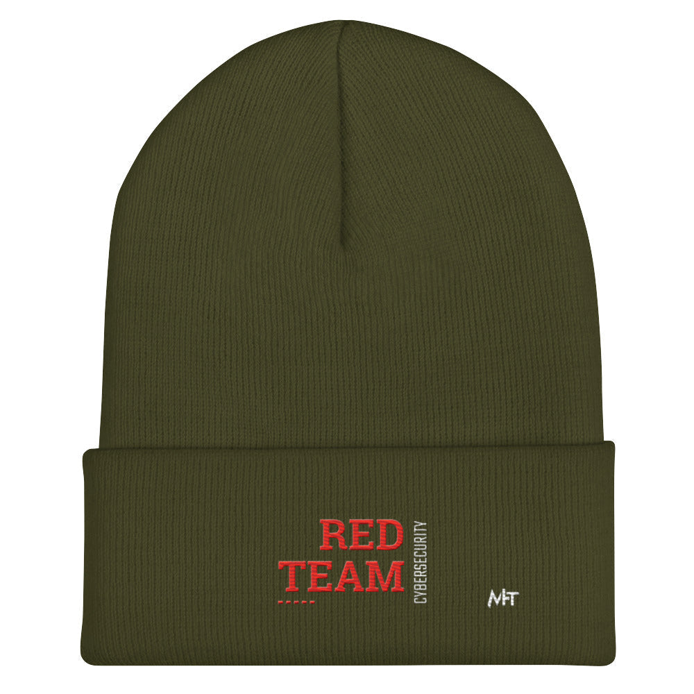 Cyber Security Red Team V12 - Cuffed Beanie by DarkByteGear