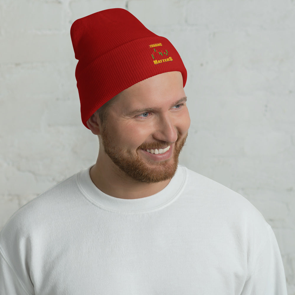 Trading; It's all that Matters V1 - Cuffed Beanie by DarkByteGear