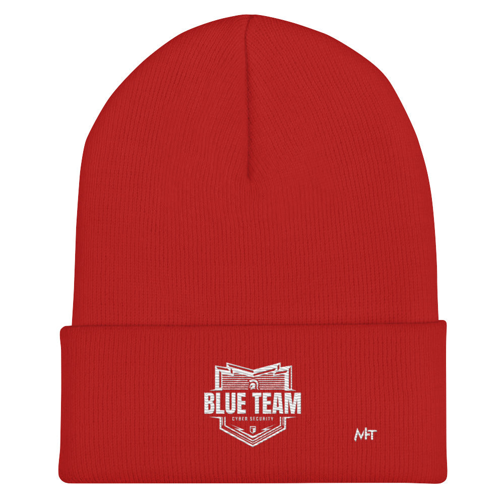 Cyber Security Blue Team V1 - Cuffed Beanie by DarkByteGear