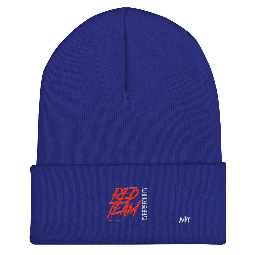 Cyber Security Red Team V6 - Cuffed Beanie by DarkByteGear