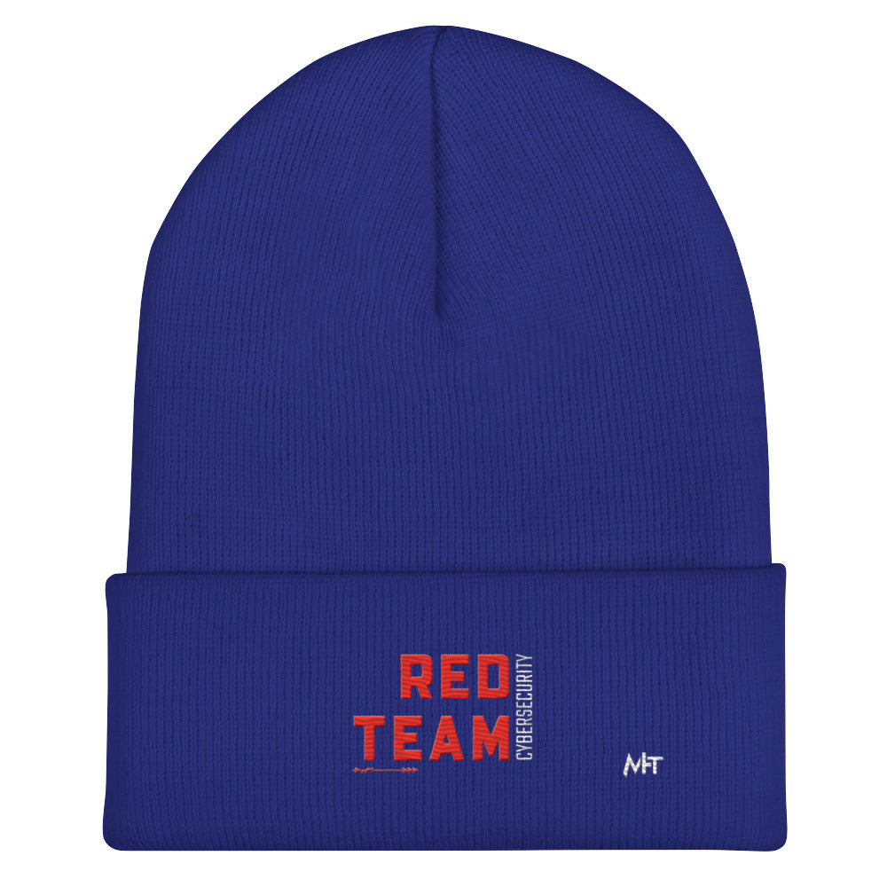 Cyber Security Red Team V7 - Cuffed Beanie by DarkByteGear