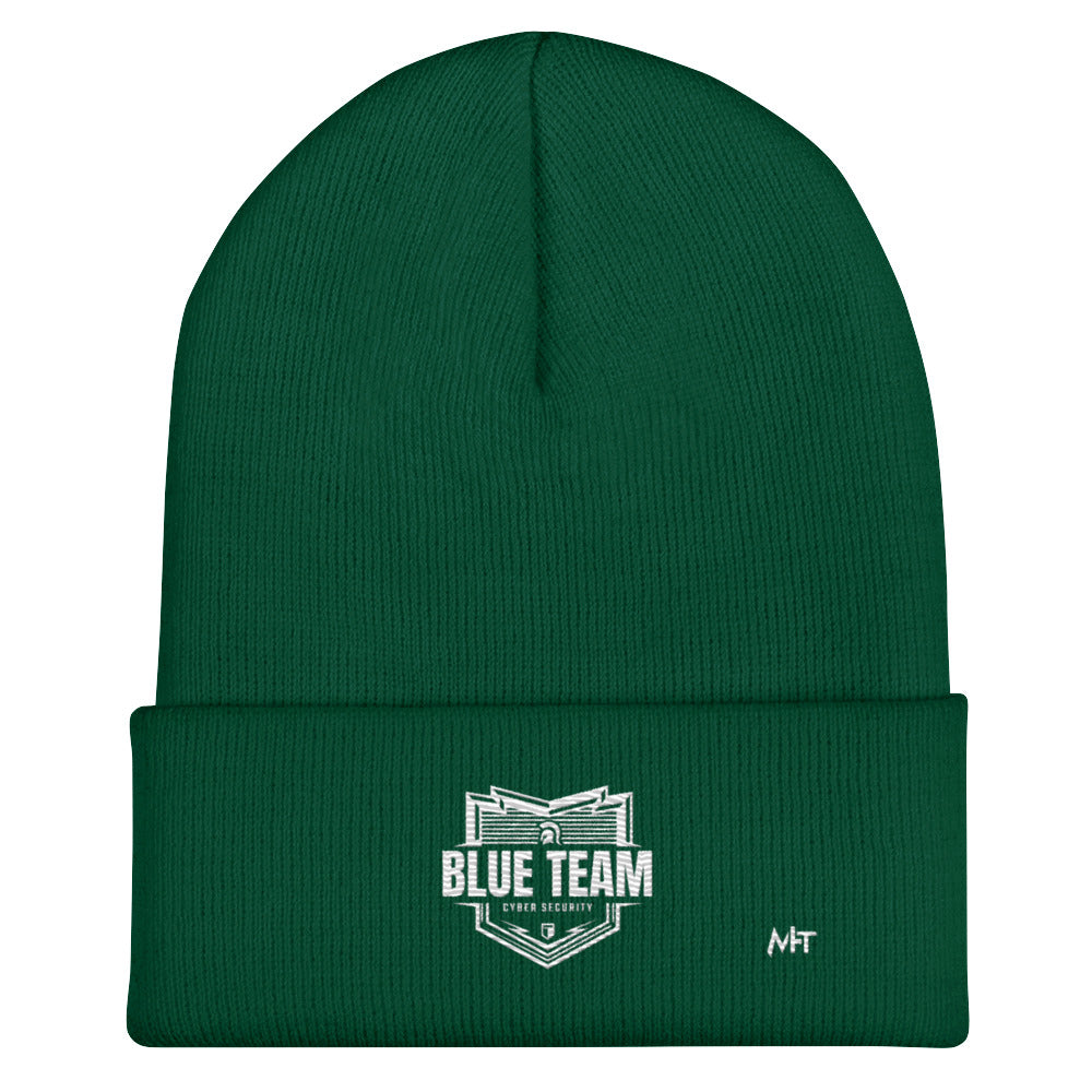 Cyber Security Blue Team V1 - Cuffed Beanie by DarkByteGear