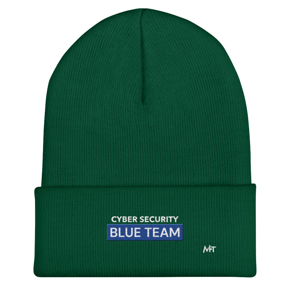 Cyber Security Blue Team V7 - Cuffed Beanie by DarkByteGear