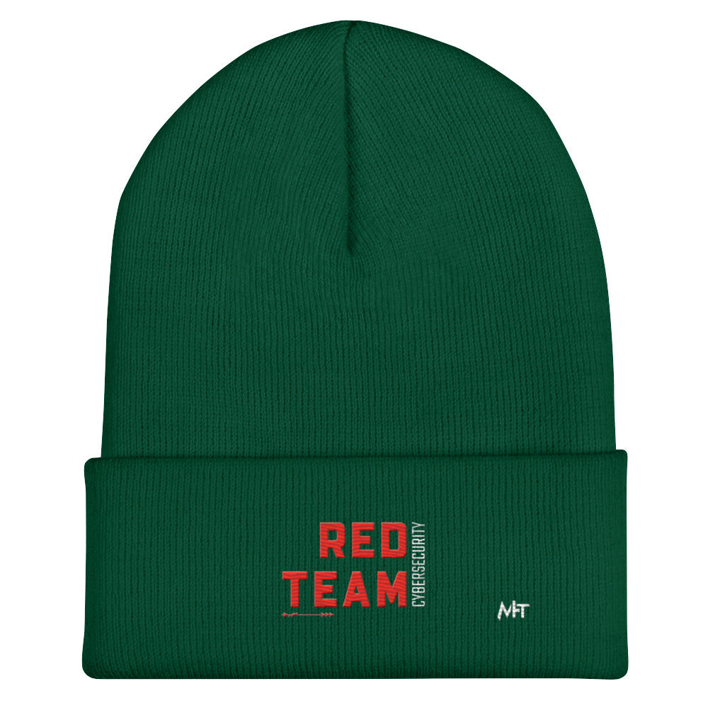 Cyber Security Red Team V7 - Cuffed Beanie by DarkByteGear