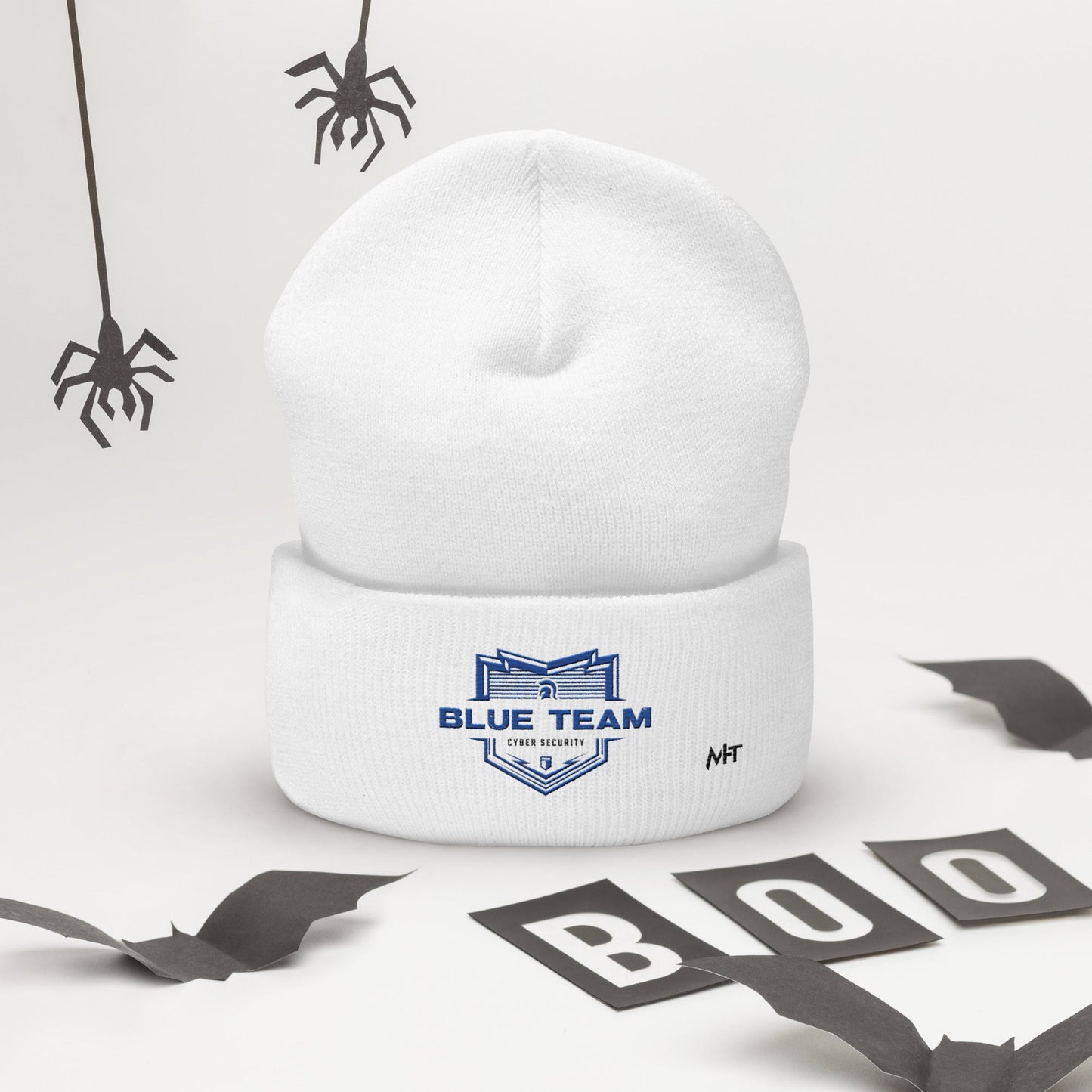 Cyber Security Blue Team V14 - Cuffed Beanie by DarkByteGear