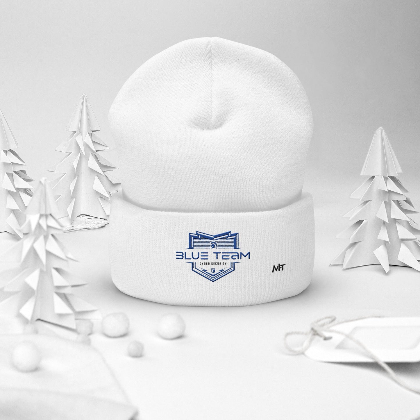 Cyber Security Blue Team V15 - Cuffed Beanie by DarkByteGear