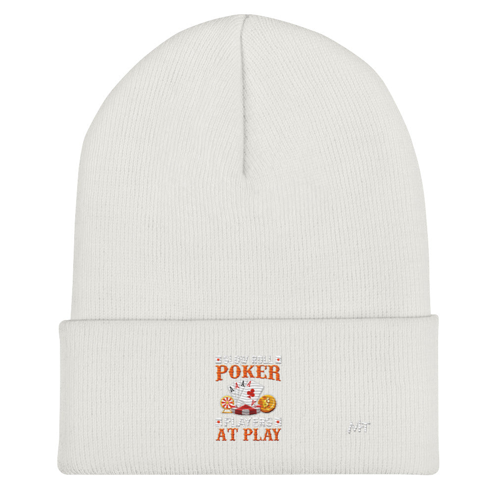 Slow Roll Poker; Players at Play - Cuffed Beanie by DarkByteGear