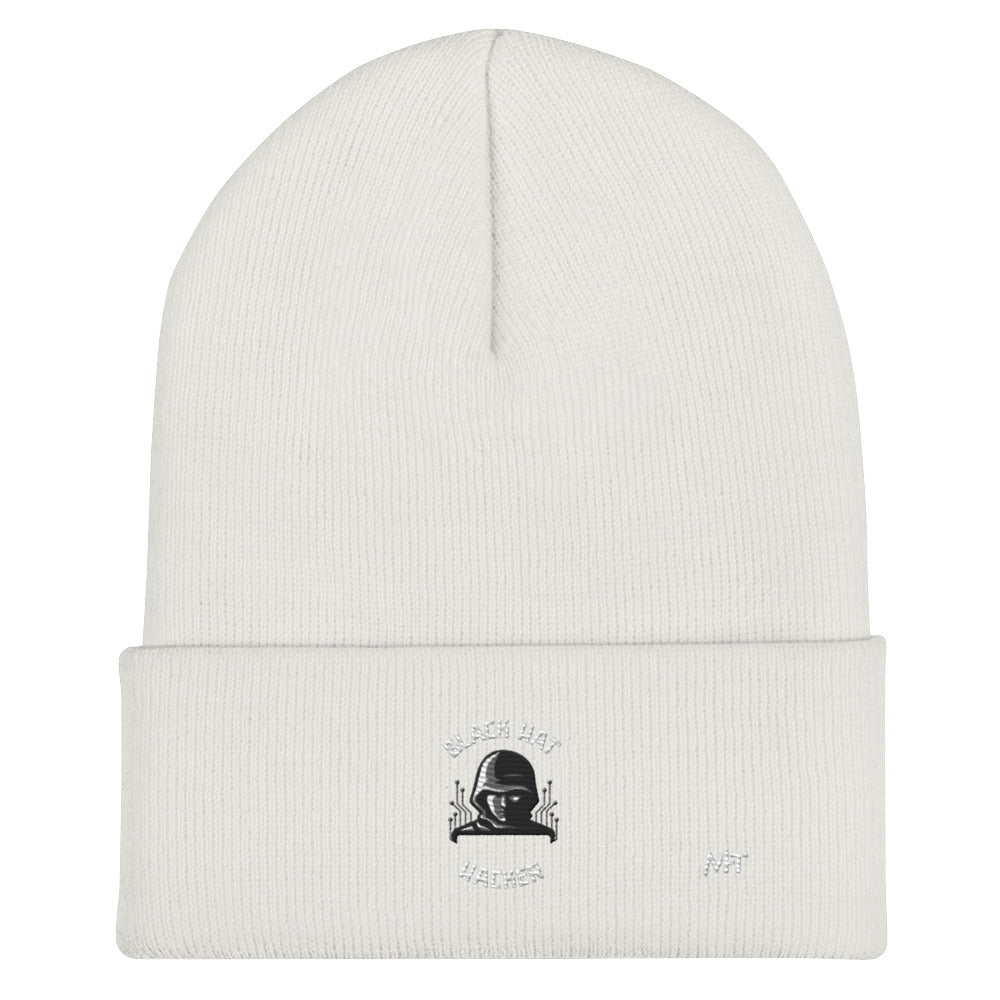 Black Hat Hacker - Cuffed Beanie by DarkByteGear