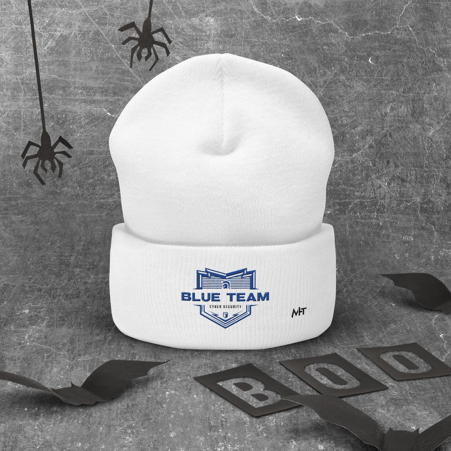 Cyber Security Blue Team V14 - Cuffed Beanie by DarkByteGear