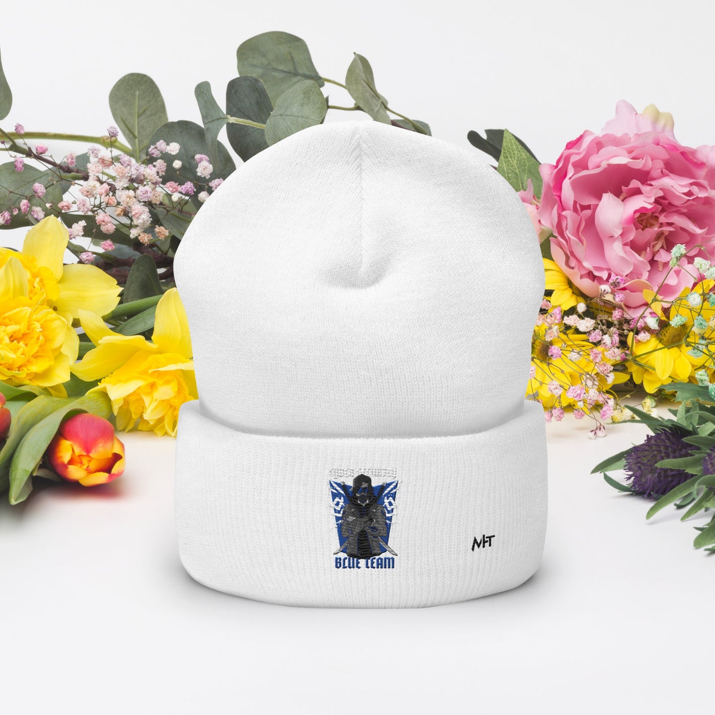 Cyber Security Blue Team V3 - Cuffed Beanie by DarkByteGear