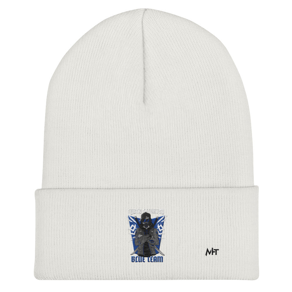 Cyber Security Blue Team V3 - Cuffed Beanie by DarkByteGear