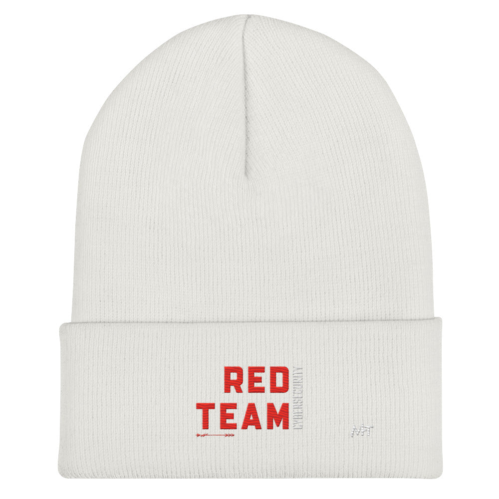 Cyber Security Red Team V8 - Cuffed Beanie by DarkByteGear
