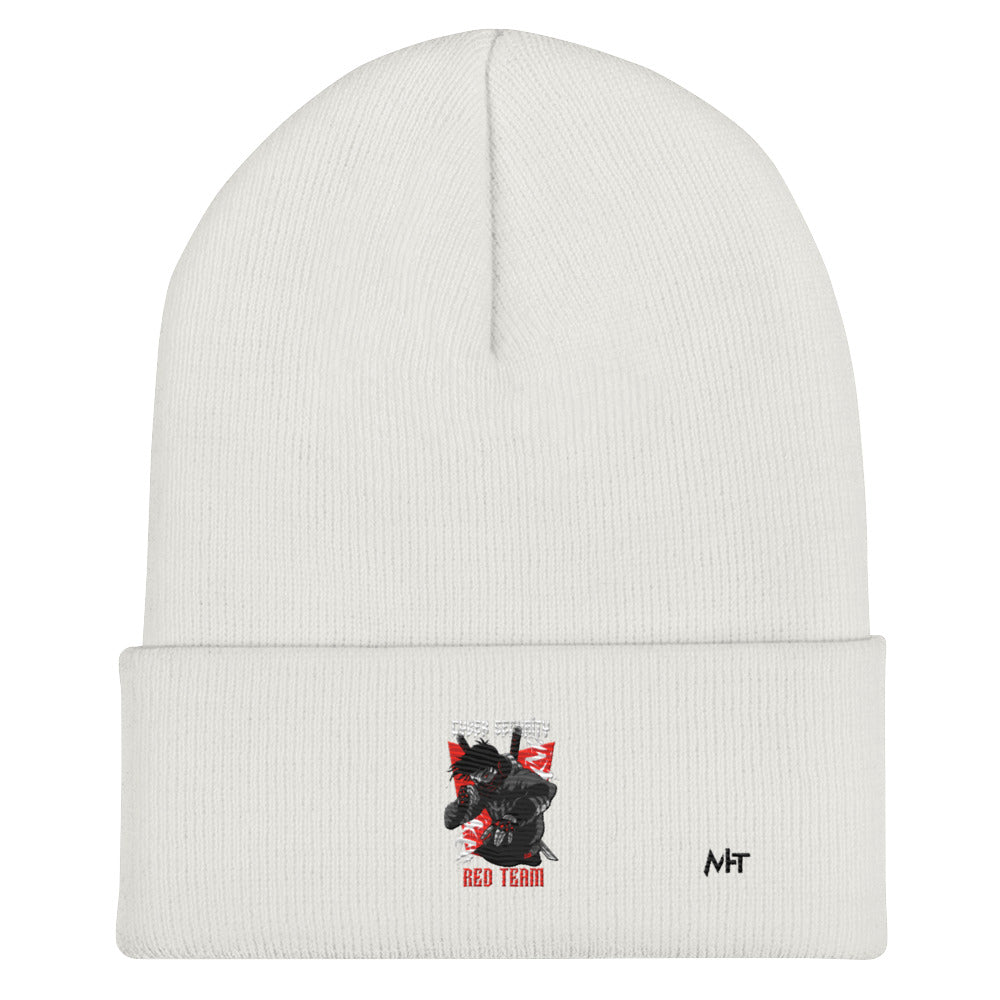 Cyber Security Red Team V3 - Cuffed Beanie by DarkByteGear