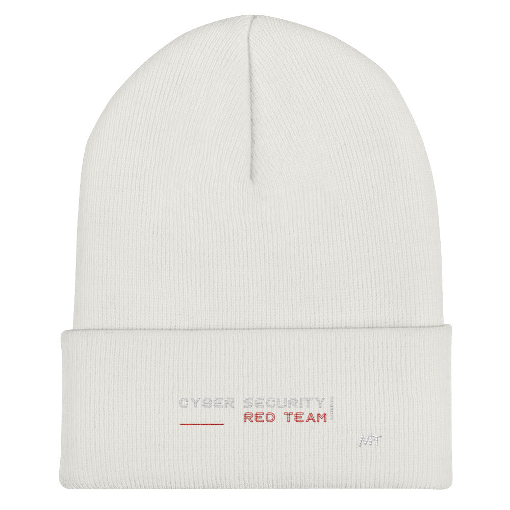 Cyber Security Red Team V2 - Cuffed Beanie by DarkByteGear