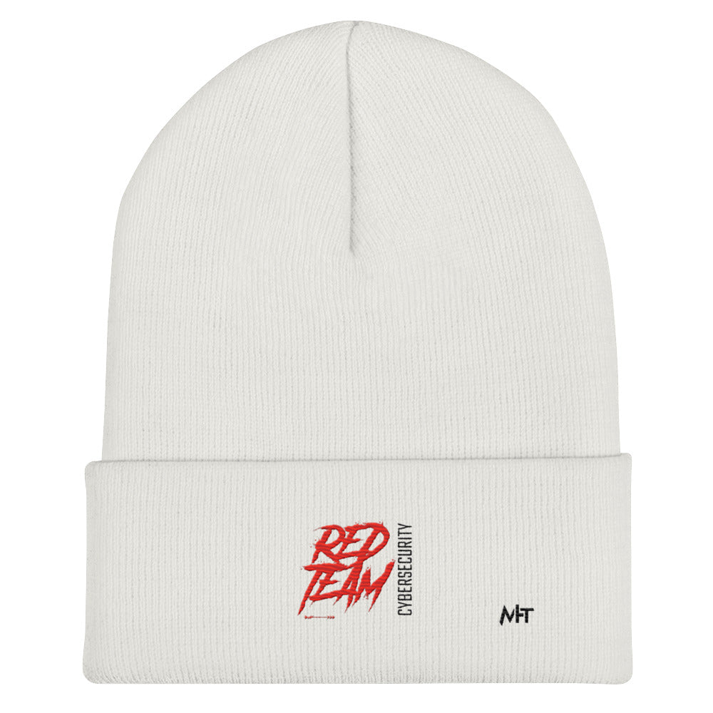 Cyber Security Red Team V6 - Cuffed Beanie by DarkByteGear