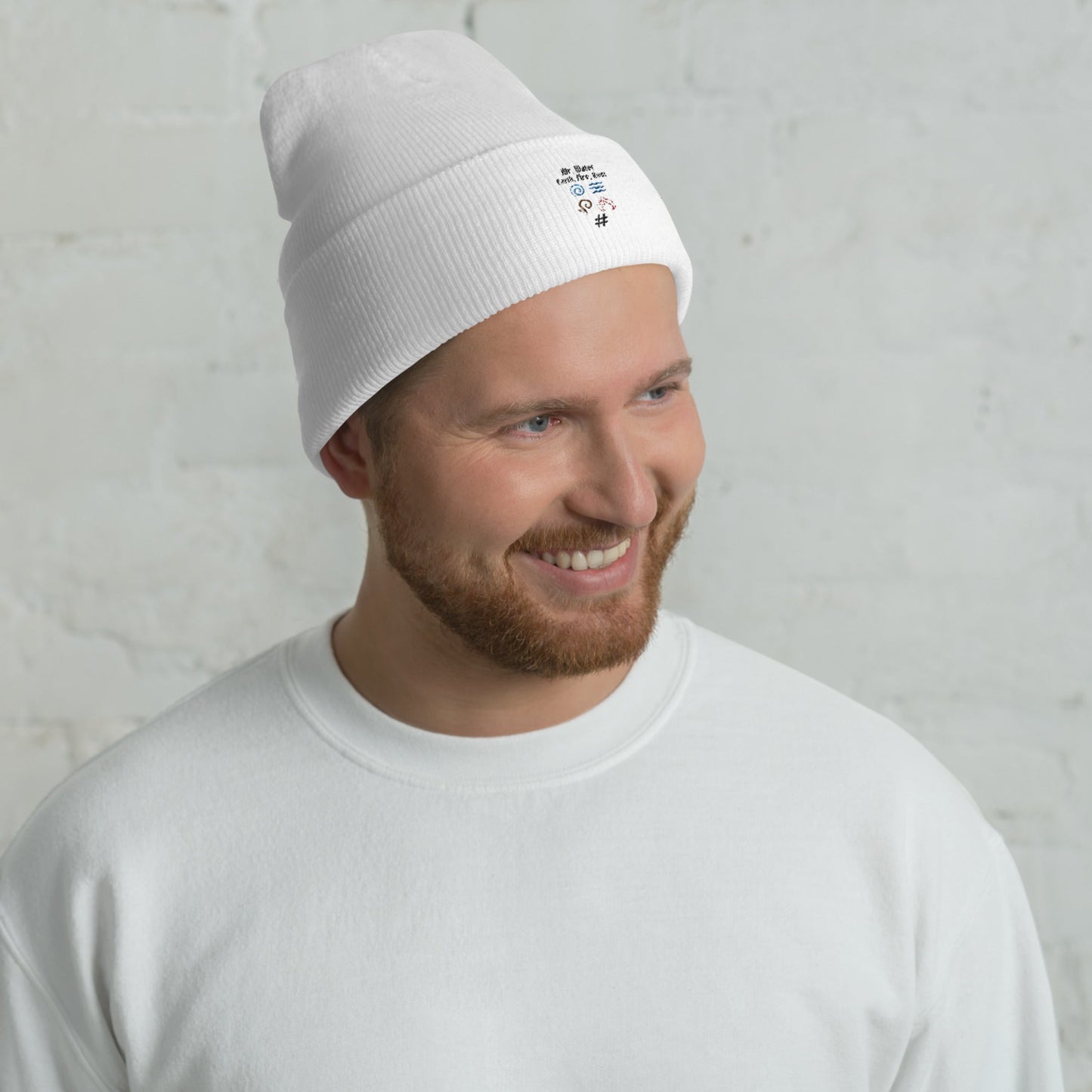 Air, Water, Earth, Fire, Root - Cuffed Beanie by DarkByteGear