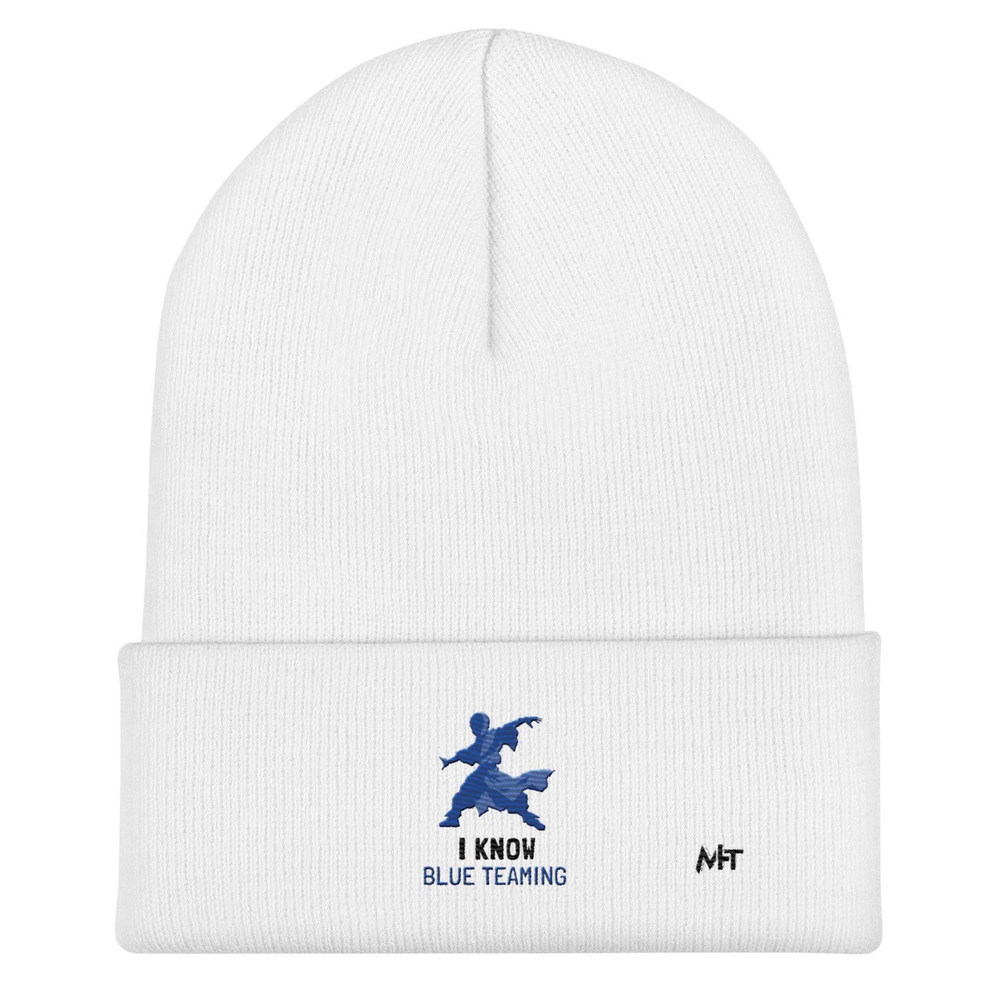 I Know Blue Teaming - Cuffed Beanie by DarkByteGear