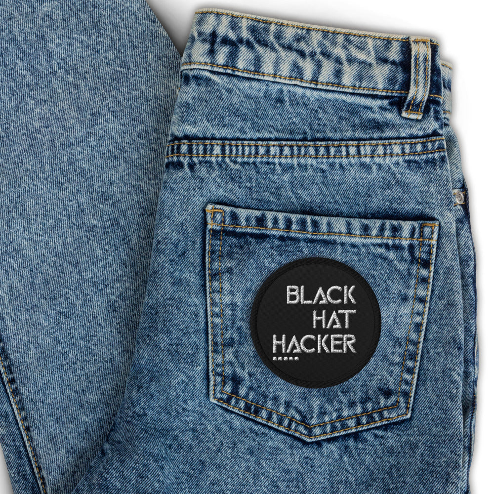 Black Hat Hacker - Embroidered patches by DarkByteGear