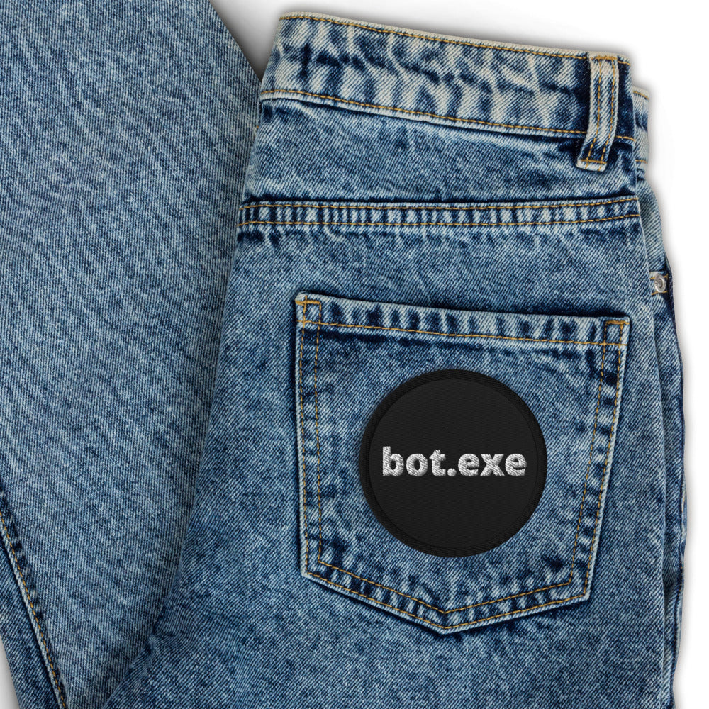 bot.exe - Embroidered patches by DarkByteGear