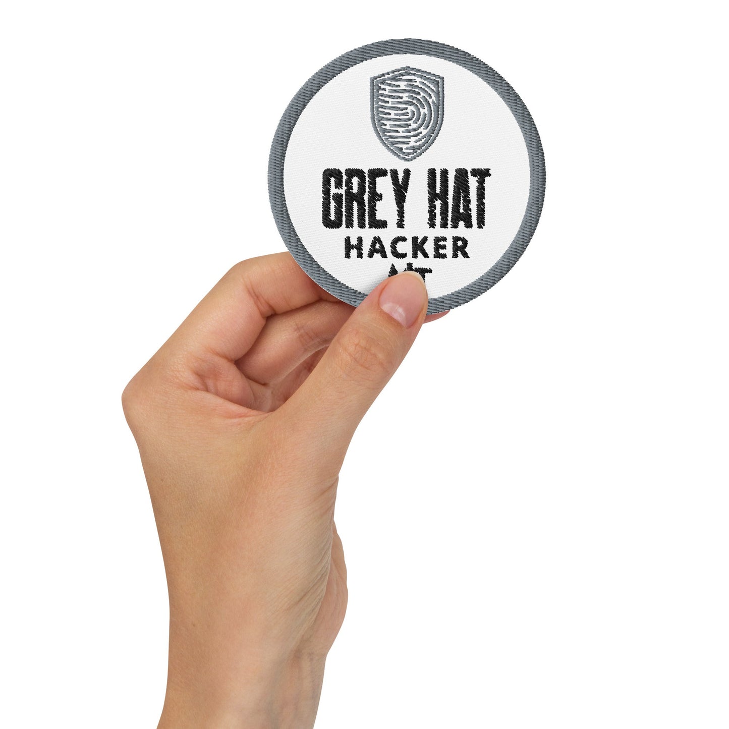 Grey Hat Hacker V4 - Embroidered patches by DarkByteGear