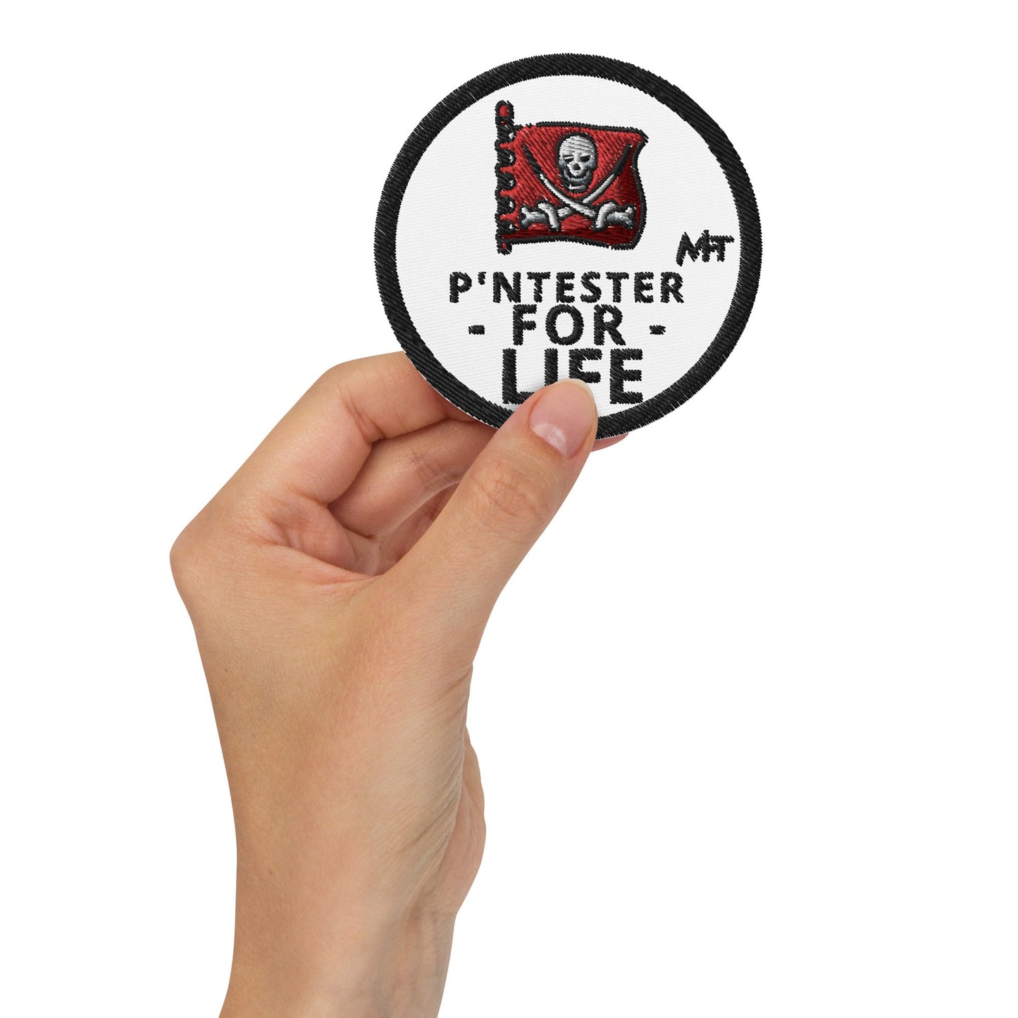 Pentester for life - Embroidered patches by DarkByteGear