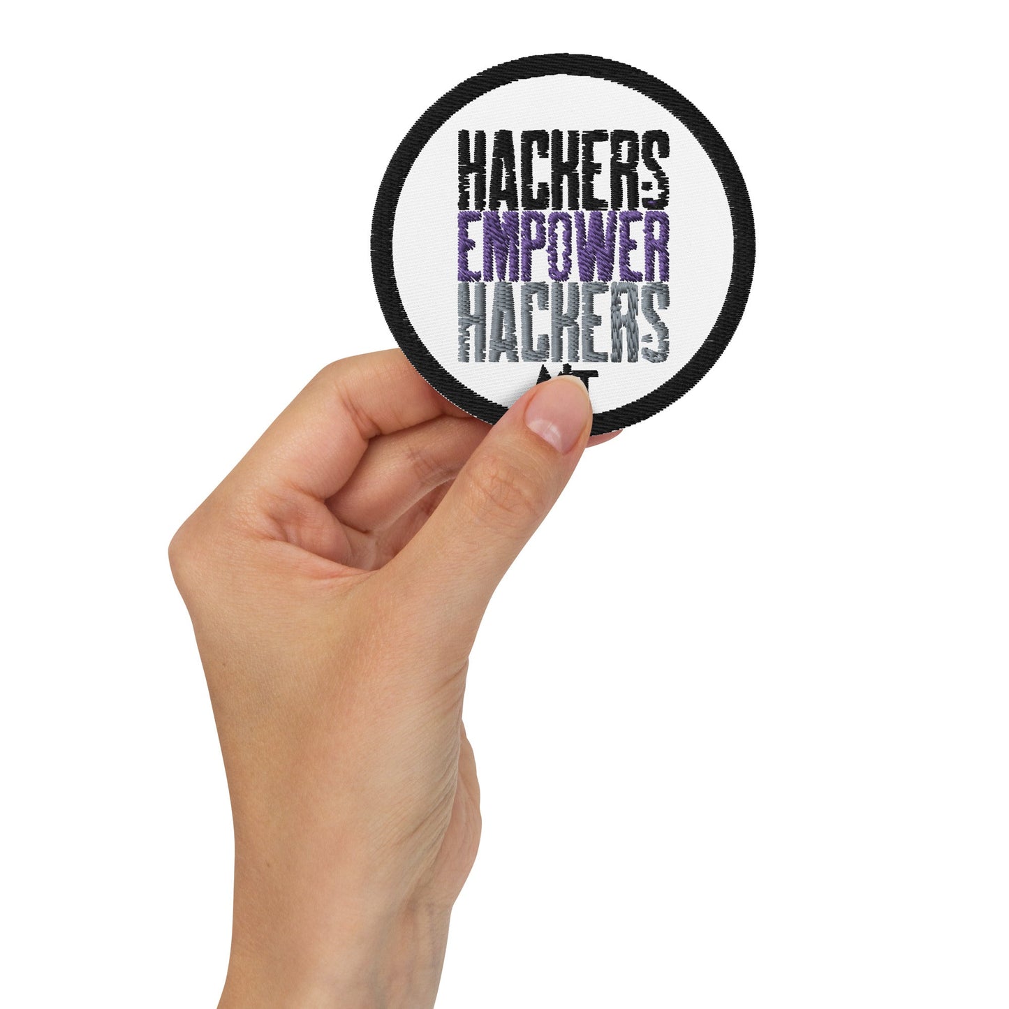 Hackers Empower Hackers V1 - Embroidered patches by DarkByteGear
