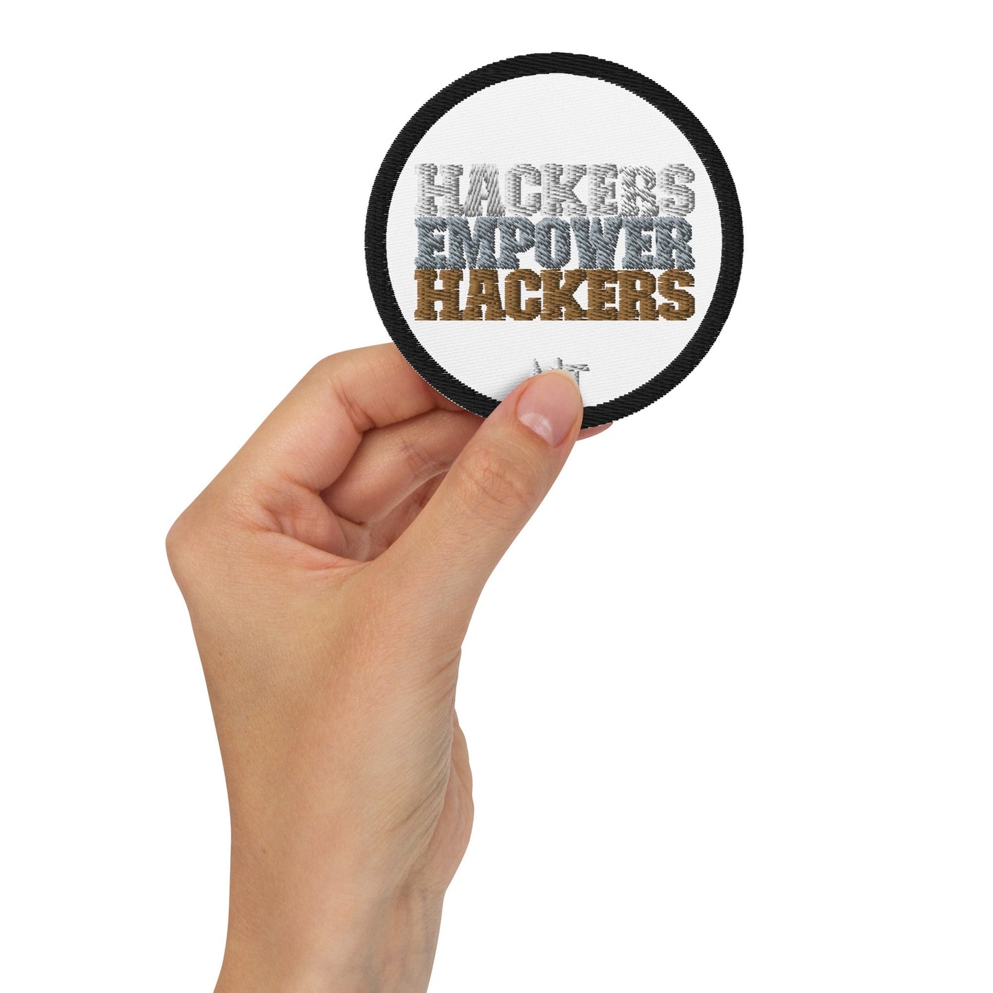 Hackers Empower Hackers V2 - Embroidered patches by DarkByteGear
