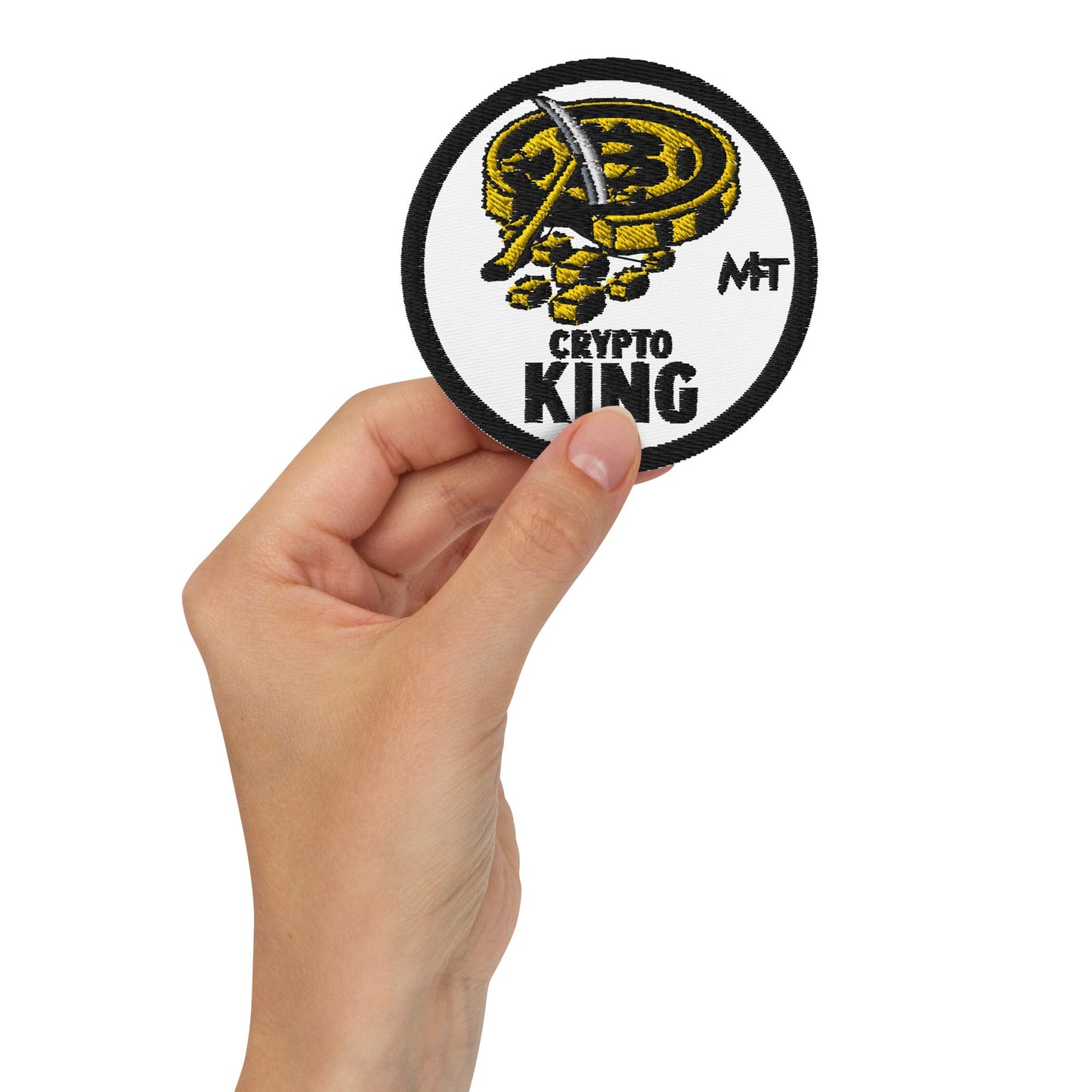 Crypto King - Embroidered patches by DarkByteGear