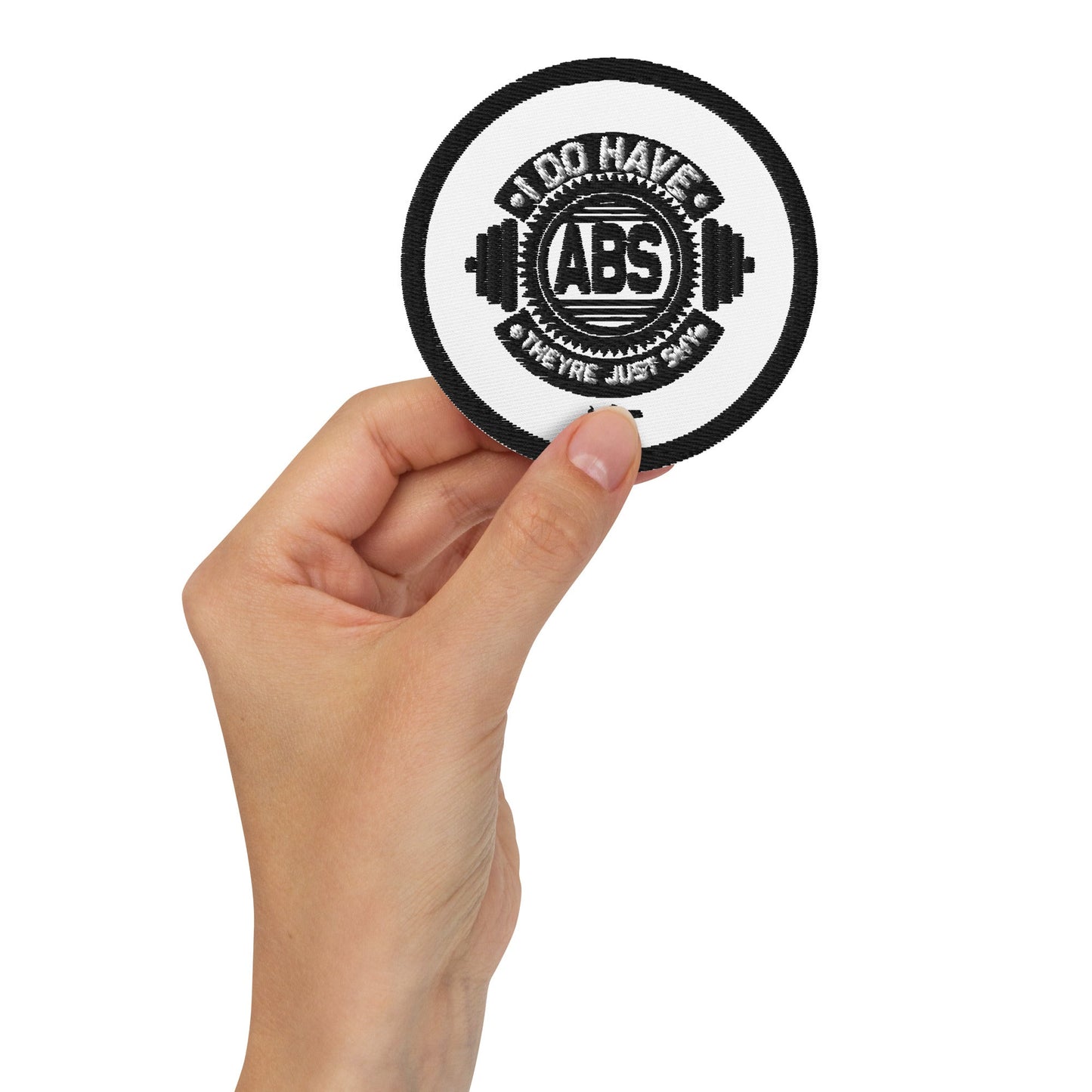 I do have ABS, they are just shy - Embroidered patches by DarkByteGear