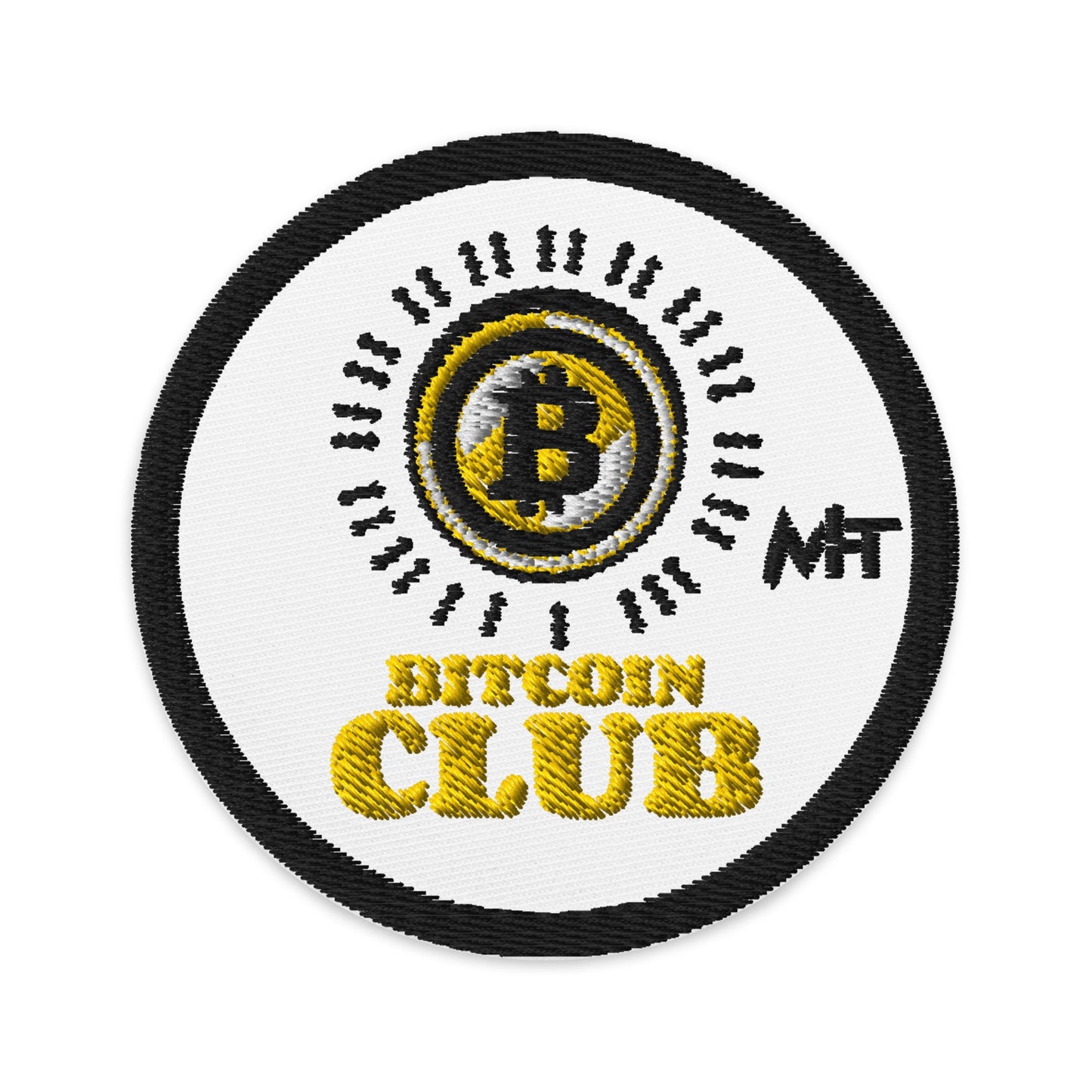 BITCOIN CLUB - Embroidered patches by DarkByteGear