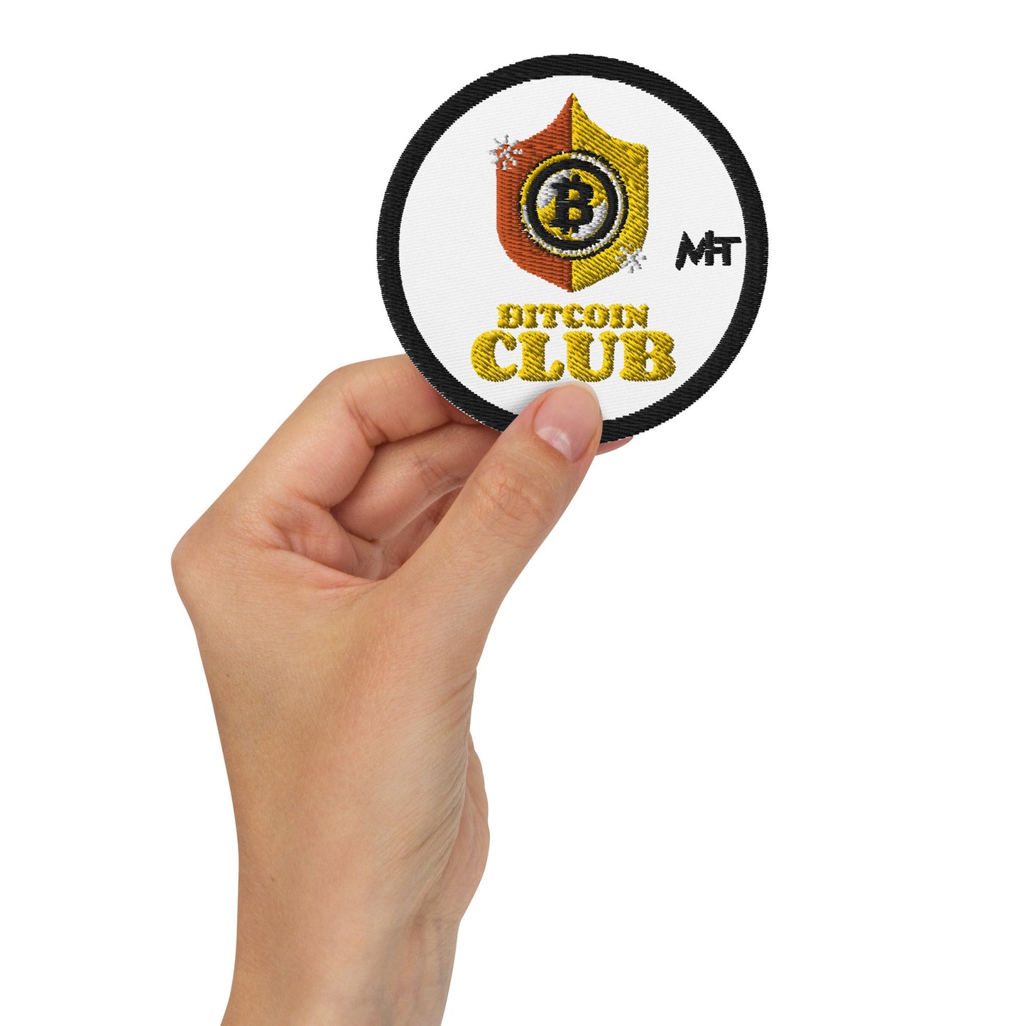 BITCOIN CLUB V2 - Embroidered patches by DarkByteGear