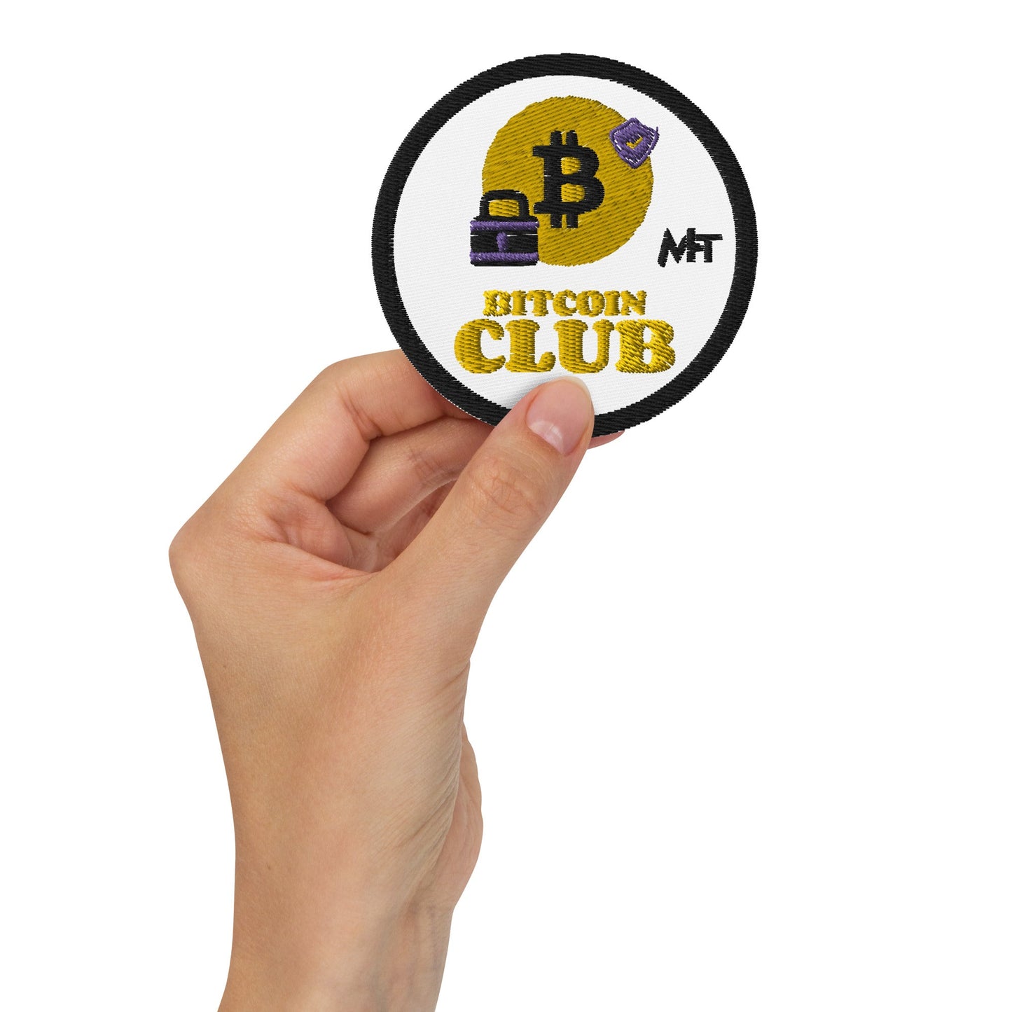BITCOIN CLUB V7 - Embroidered patches by DarkByteGear