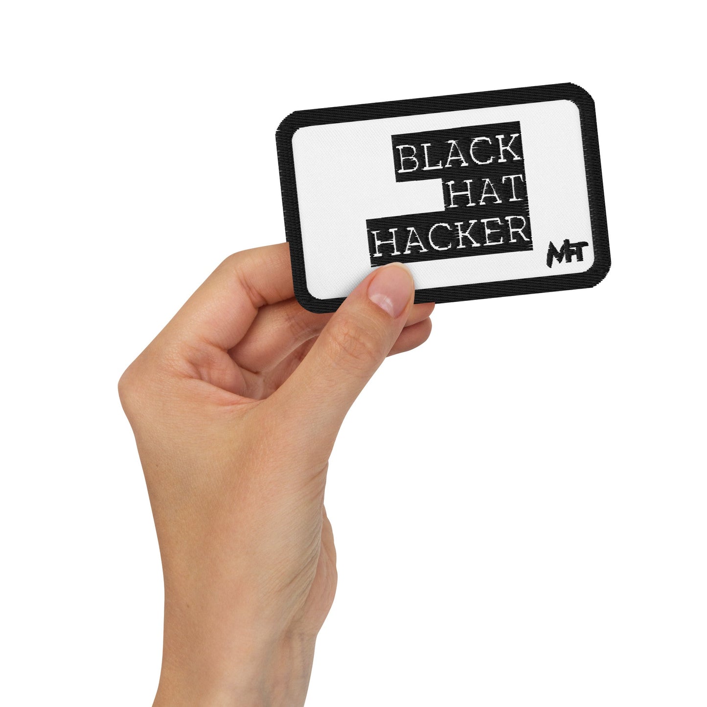 Black Hat Hacker V9 - Embroidered patches by DarkByteGear